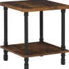 Mesa De Apoio Em Castanho Escuro Veril