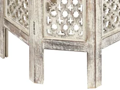 Mesa De Apoio Em Madeira Castanha Clara Santra