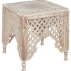 Mesa De Apoio Em Madeira Clara De Mango Kadma