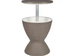 Mesa De Apoio Geleira Taupe 48 Cm Aisa
