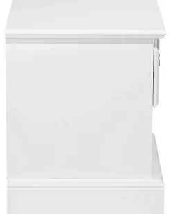 Mesa De Cabeceira Com 1 Gaveta Branca Gilbert