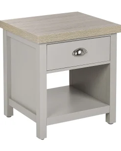 Mesa De Cabeceira Com 1 Gaveta Cinzenta Clio