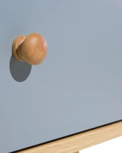 Mesa De Cabeceira Com 1 Gaveta Em Madeira Clara Arvada