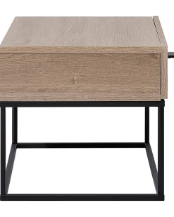 Mesa De Cabeceira Com 1 Gaveta Em Madeira Escura Cairo