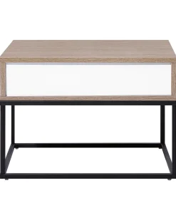 Mesa De Cabeceira Com 1 Gaveta Em Madeira Escura Cairo