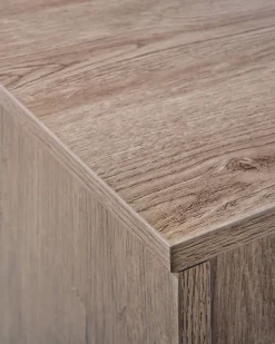 Mesa De Cabeceira Com 1 Gaveta Em Madeira Escura Cairo