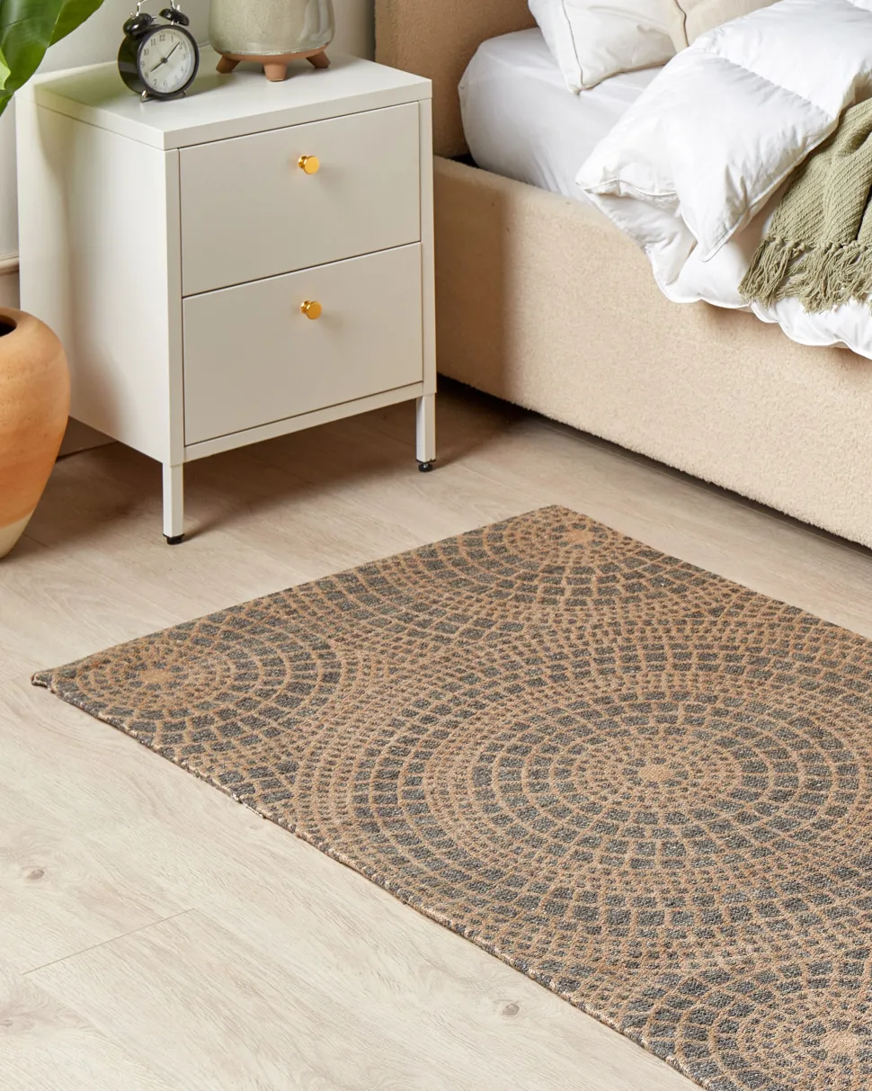 Mesa De Cabeceira Com 2 Gavetas Em Metal Branco Kylea