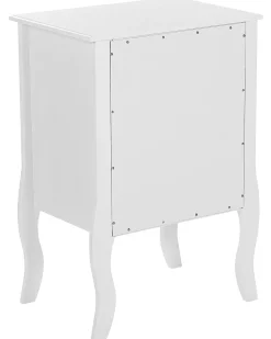 Mesa De Cabeceira Com 1 Gaveta Branca Lane