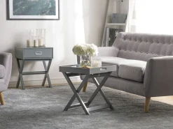 Mesa De Cabeceira Com 1 Gaveta Cinzenta Monroe