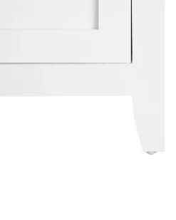 Mesa De Cabeceira Com 1 Gaveta E 1 Porta Branca E Castanha Layola