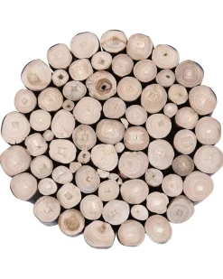 Mesa De Cabeceira Redonda Preta Altata