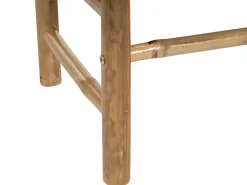 Mesa De Centro Em Bambu Claro 80 X 45 Cm Todi