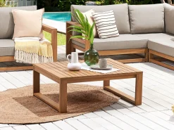 Mesa De Centro Em Madeira De Acacia Clara Timor Ii