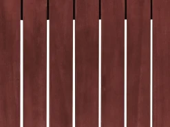 Mesa De Centro Madeira De Acacia Certificada Vermelha Escura 90 X 75 Cm Timor Ii