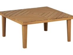 Mesa De Centro Para Jardim Em Madeira De Acacia 70 X 70 Cm Baratti