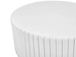 Mesa De Centro Redonda Branca Pozza
