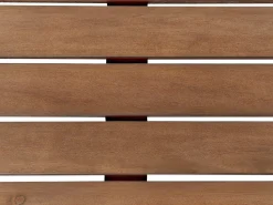 Mesa De Jantar De Jardim Extensivel Em Madeira Escura De Acacia 160/220 X 90 Cm Amantea