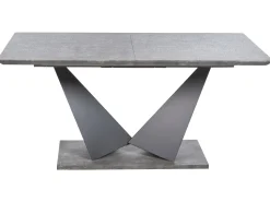 Mesa De Jantar Extensivel Em Efeito De Betao 160/200 X 90 Cm Alcantra