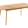 Mesa De Jantar Extensivel Castanha Clara 150/190 X 90 Cm Madox
