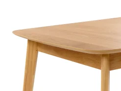 Mesa De Jantar Extensivel Castanha Clara 150/190 X 90 Cm Madox