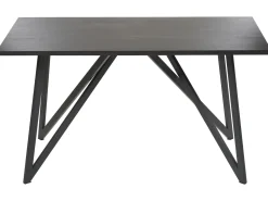 Mesa De Jantar Preto 140 X 80 Cm Annika