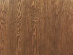 Mesa De Jantar Redonda Cor De Madeira Escura 120 Cm Orin