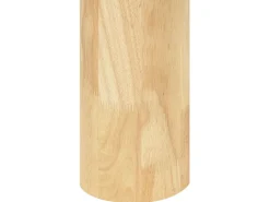 Mesa De Jantar Redonda Cor De Madeira Clara 120 Cm Orin