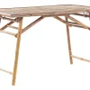 Mesa De Jardim Em Bambu Natural Molise