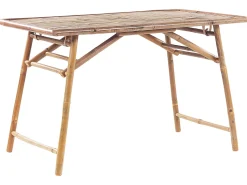 Mesa De Jardim Em Bambu Natural Molise