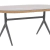 Mesa De Jardim Em Rattan 160 X 94 Cm Aliano
