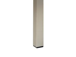 Mesa De Jardim Preta 180 X 90 Cm Vernio