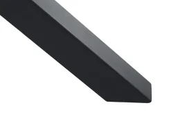 Mesa De Jardim Redonda Em Aluminio Cinzento E Preto 120 Cm Maletto