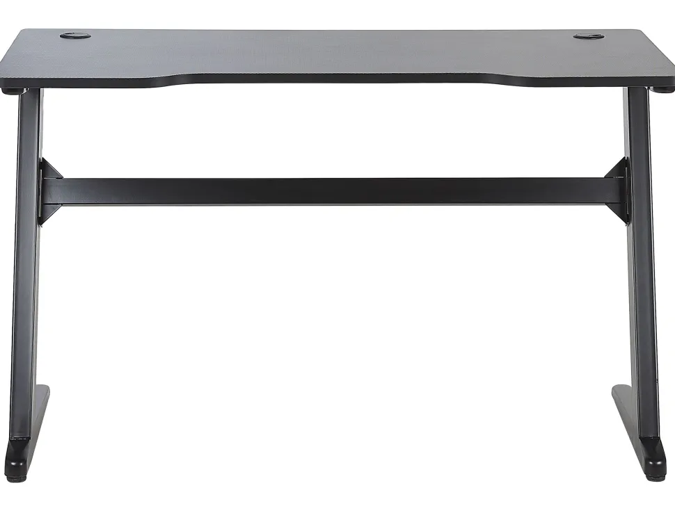 Mesa Gaming Preta Com Iluminação Led Rgb 120 X 60 Cm Darfur