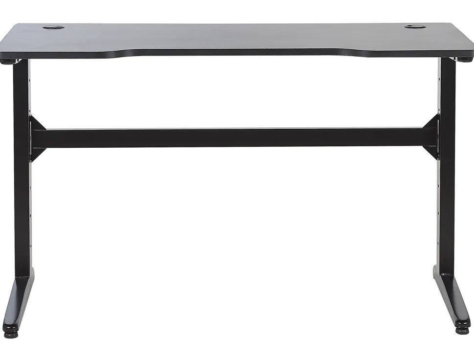 Mesa Gaming Preta Com Iluminação Led Rgb 120 X 60 Cm Doran