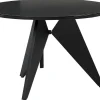 Mesa Jardim Redonda Preta 110 Olmetto