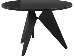 Mesa Jardim Redonda Preta 110 Olmetto