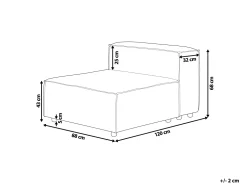 Modulo De Cadeira De 1 Lugar Em Bombazine Castanha Clara Aprica