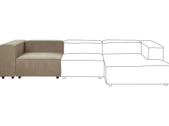 Modulo De Canto Com 1 Lugar Em Bombazine Castanha Clara Aprica