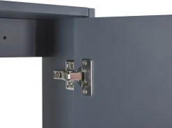 Movel De Casa De Banho E Espelho Castanho Claro E Cinzento 60 Cm Teruel