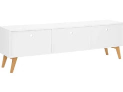 Movel De Tv Branco Com 3 Gavetas Liberty