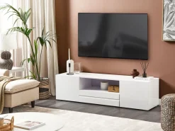 Movel De Tv Com 1 Gaveta E 2 Portas Branco Fayet