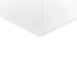 Movel De Tv Com 4 Gavetas E 2 Prateleiras Branco E Cor De Madeira Clara Cheval