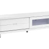 Movel De Tv Com 2 Gavetas E 1 Porta Branco Pemborke