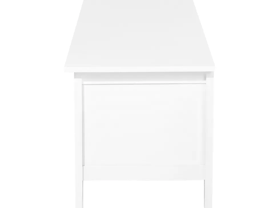 Movel De Tv Com 3 Gavetas E 1 Prateleira Branco Berkeley