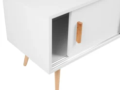 Movel De Tv Com 3 Portas Branco Indiana