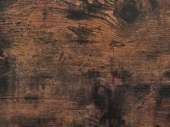 Movel De Tv Com 2 Portas Em Madeira Escura E Preto Vince