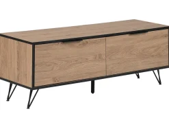 Movel De Tv Com 2 Portas Em Madeira Clara Halston