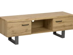 Movel De Tv Com 2 Portas Em Madeira Clara Timber