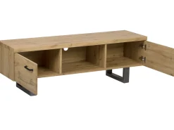 Movel De Tv Com 2 Portas Em Madeira Clara Timber