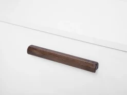 Movel De Tv Com 2 Portas E 4 Prateleiras Em Madeira Branca E Escura Alloa